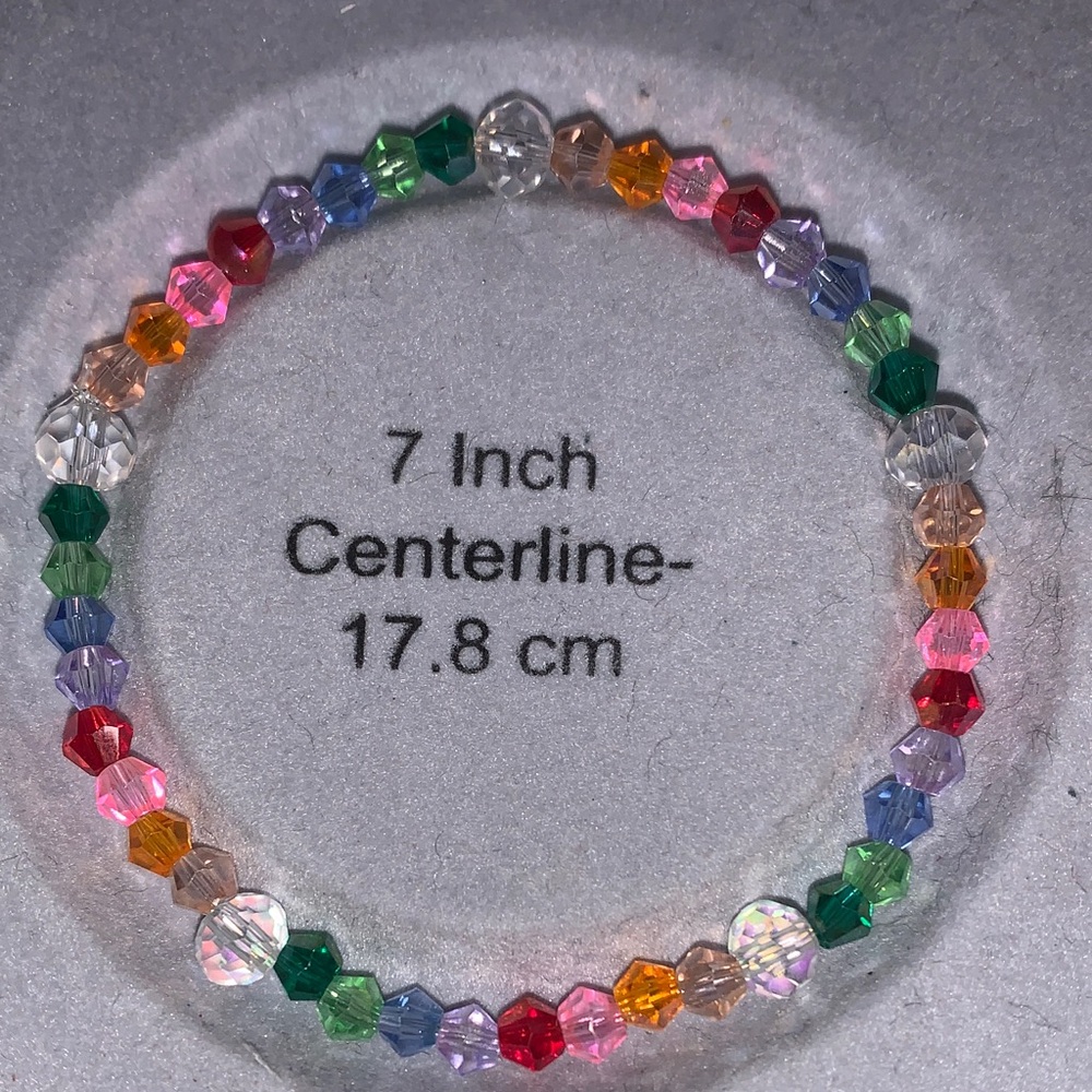 Multicolor Crystal stretch Bracelet